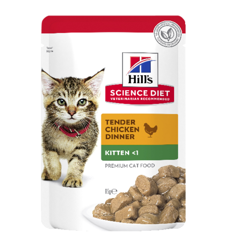 Hills Science Diet Kitten Chicken Pouch 85g