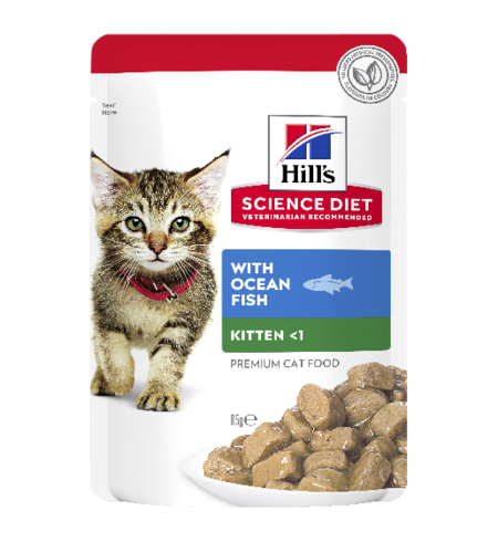 Hills Science Diet Kitten Ocean Fish Pouch 85g