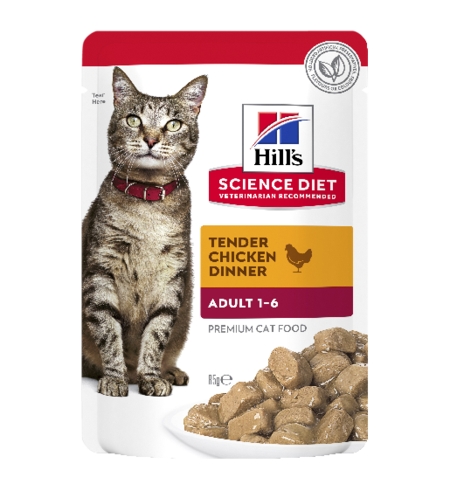 Hills Science Diet Cat Adult Chicken Pouch 85g