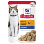 Hills Science Diet Cat Senior 7+ Chicken Pouch 85g-cat-The Pet Centre