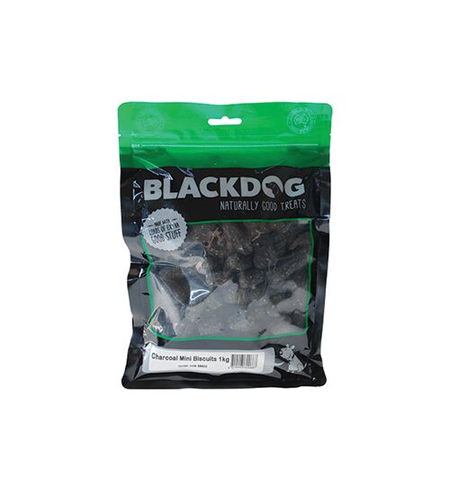 Blackdog Mini Treat Biscuits Charcoal 1kg