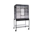 Flight Cage with Stand 81x54x157cm Black-bird-The Pet Centre
