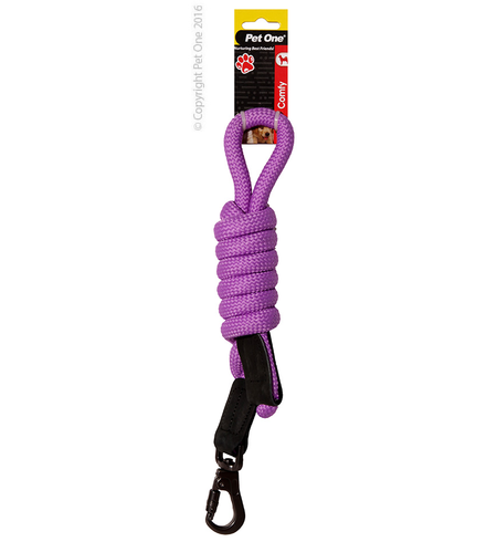 Pet One Lead Comfy Rope 120cm Purple