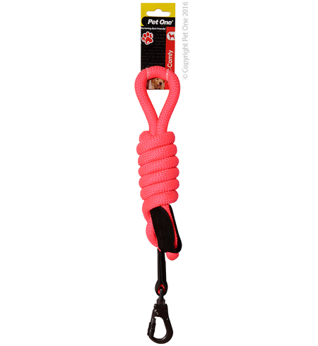 Pet One Lead Comfy Rope 120cm Pink