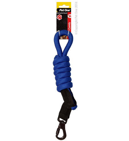 Pet One Lead Comfy Rope 120cm Royal Blue