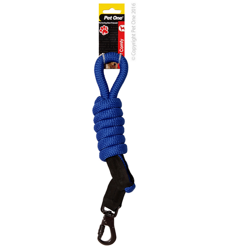 Pet One Lead Comfy Rope 120cm Royal Blue