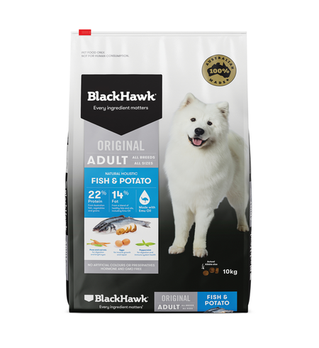 Black Hawk Dog Adult Fish & Potato 10kg