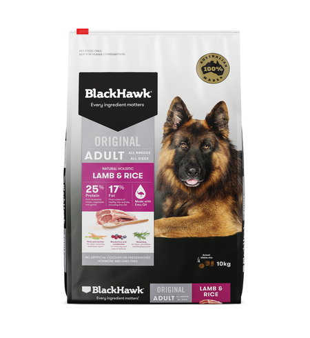 Black Hawk Dog Adult Lamb & Rice 10kg