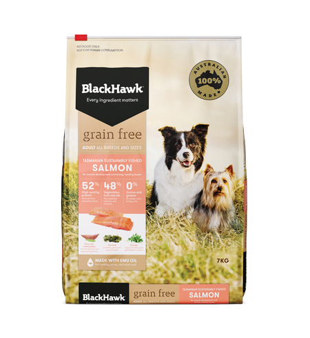 Black Hawk Dog Grain Free Salmon 7kg