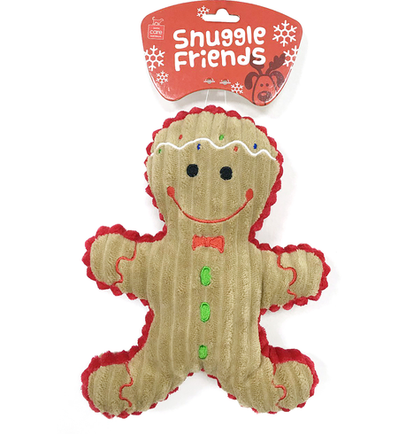 Snuggle Friends Christmas Gingerbread Man Toy