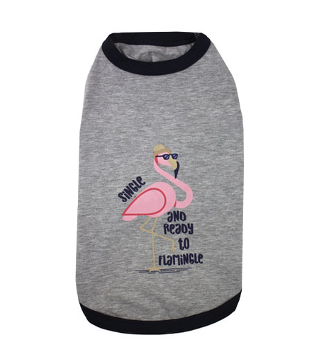 Huskimo Flamingo T Shirt Large 40cm