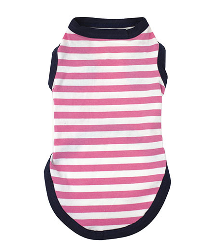 Huskimo Pink Stripe T Shirt XLarge 46cm