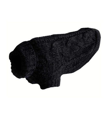 Huskimo Chunky Knit Jersey Black 33cm
