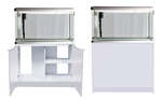 Aqua One Lifestyle 127 Aquarium & Stand - White-fish-The Pet Centre