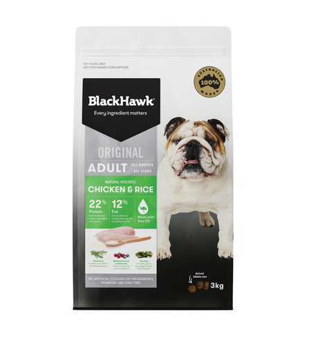 Black Hawk Dog Adult Chicken & Rice 3kg