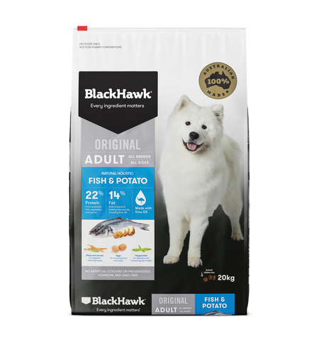 Black Hawk Dog Adult Fish & Potato 20kg