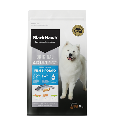 Black Hawk Dog Adult Fish & Potato 3kg