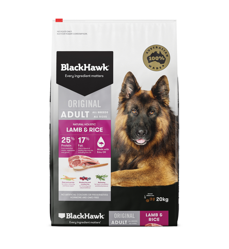 Black Hawk Dog Adult Lamb & Rice 20kg