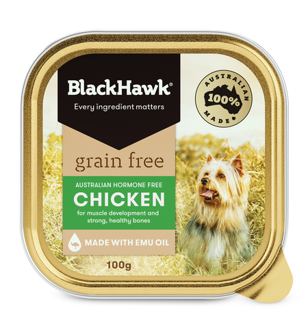 Black Hawk Dog Grain Free Chicken Tin 100g