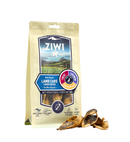 ZiwiPeak Good Dog Chews - Liver Coated Lamb Ears