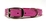 Pet One Leather Dog Collar 45cm Pink