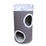 Feline Care Barrel Grey 65cm-cat-The Pet Centre