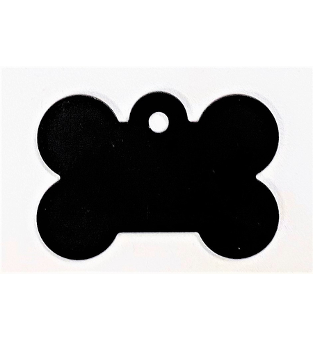 Personalised IMARC Bone Tag Large Black