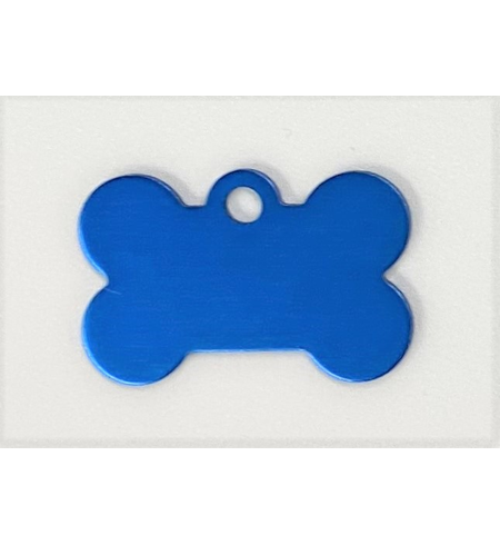 Personalised IMARC Bone Tag Large Blue