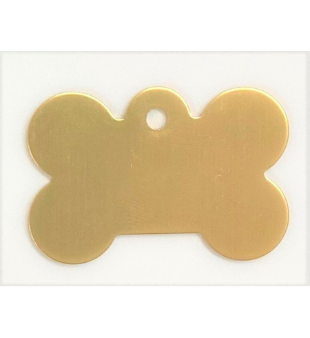 Personalised IMARC Bone Tag Large Gold