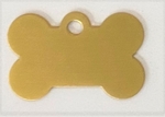 Personalised IMARC Bone Tag Small Gold-dog-The Pet Centre