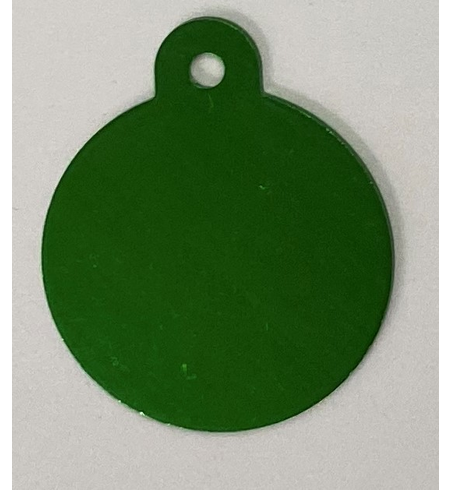Personalised IMARC Circle Tag Large Green