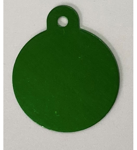 Personalised IMARC Circle Tag Large Green