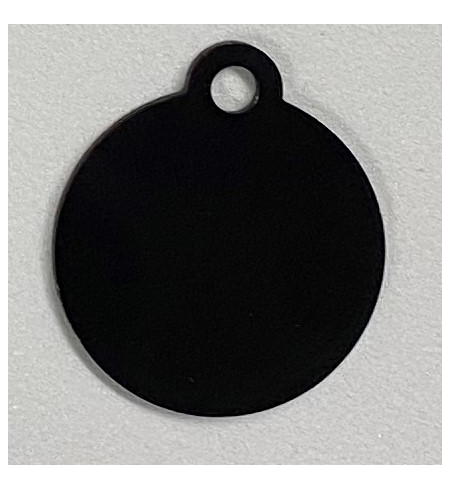 Personalised IMARC Circle Tag Large Black