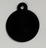 Personalised IMARC Circle Tag Small Black