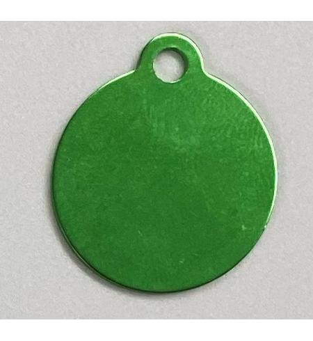 Personalised IMARC Circle Tag Small Green