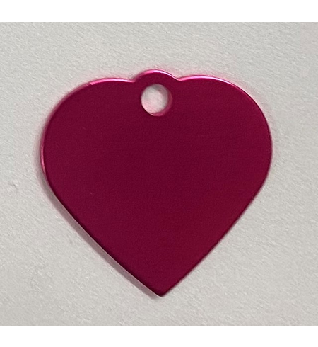 Personalised IMARC Tag Heart Large Pink