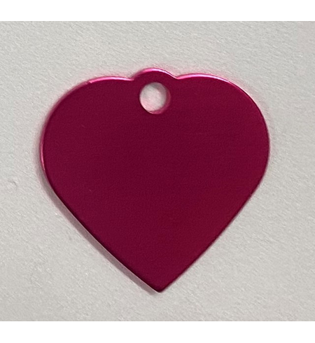 Personalised IMARC Heart Tag Small Pink