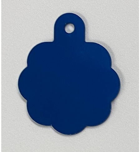 Personalised IMARC Rosette Tag Large Blue