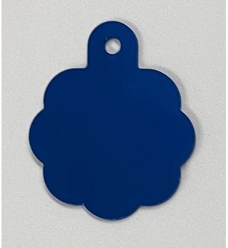 Personalised IMARC Tag Rosette Small Blue