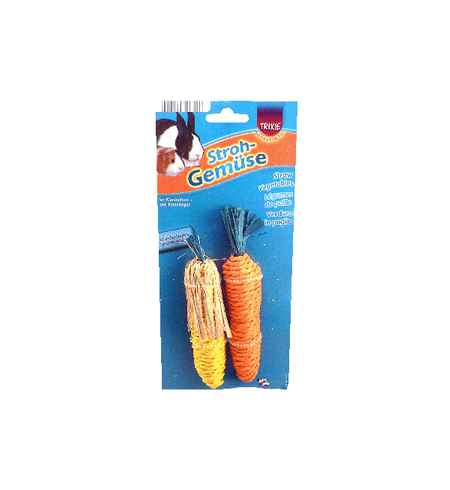 Straw Carrot & Corn 2pk