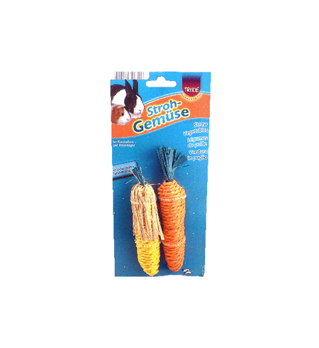 Straw Carrot & Corn 2pk