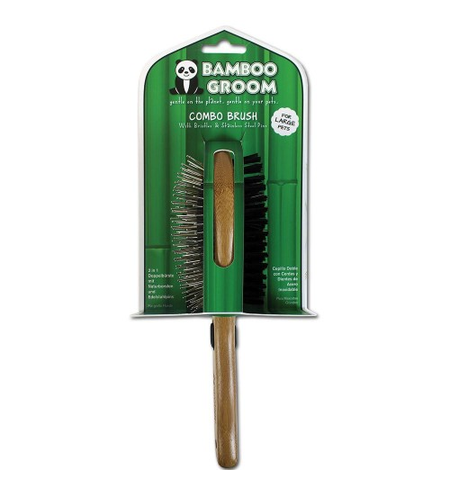 Bamboo Groom Combo Brush - Large