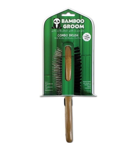 Bamboo Groom Combo Brush - Large