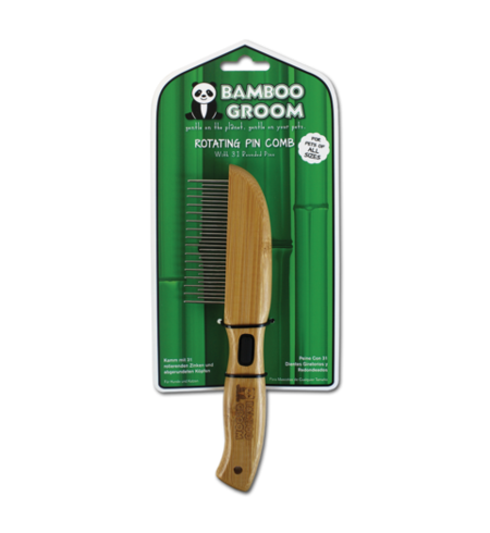 Bamboo Groom Rotating 31 Pin Comb