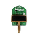 Bamboo Groom Slicker Brush - Large-brushes-and-combs-The Pet Centre