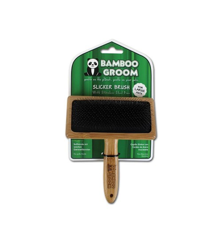 Bamboo Groom Slicker Brush - Large