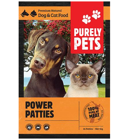 Purely Pets Power Patties 1kg