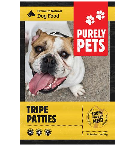 Purely Pets Tripe Patties 1kg
