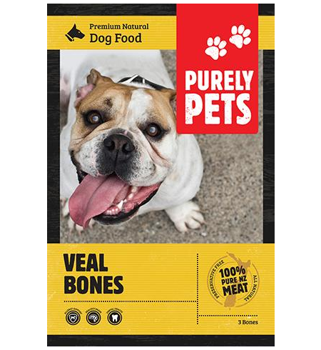 Purely Pets Veal Bones 3kg