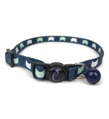 Cattitude Collar - Wink Navy